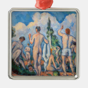 Adorno Metálico Paul Cezanne - Bañistas