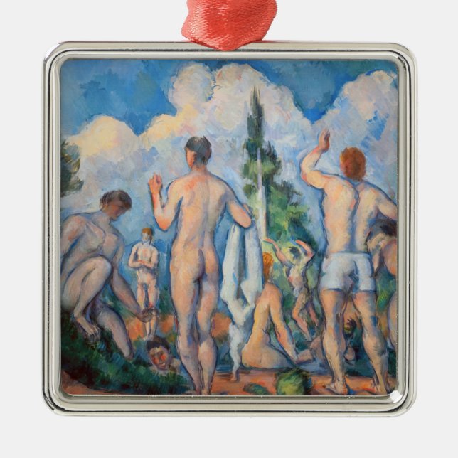 Adorno Metálico Paul Cezanne - Bathers (Frente)