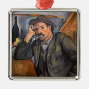 Adorno Metálico Paul Cezanne - El fumador