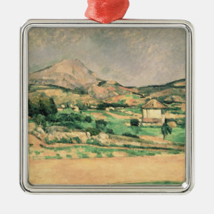 Adorno Metálico Paul Cezanne el Montagne Sainte-Victoire,