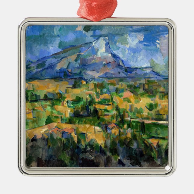 Adorno Metálico Paul Cezanne - Mont Sainte-Victoire (Frente)