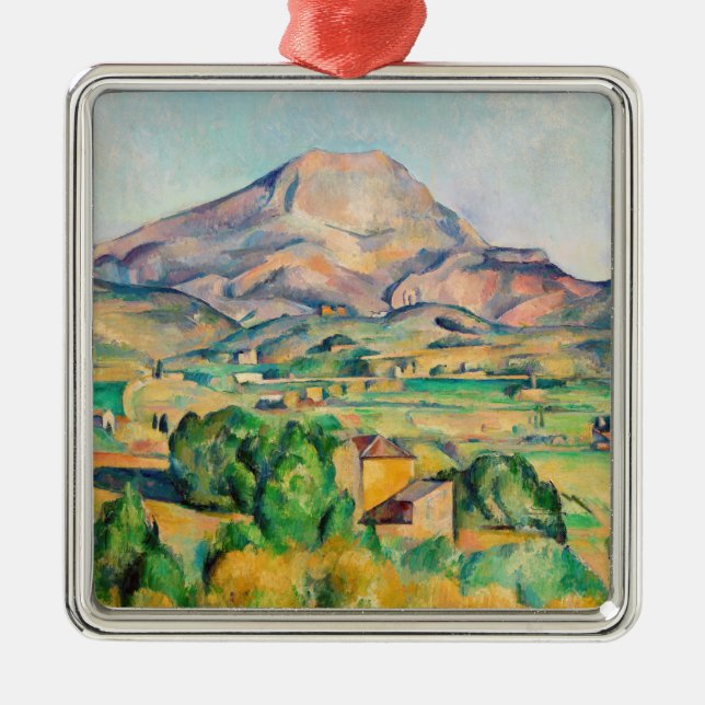 Adorno Metálico Paul Cezanne - Mont Sainte-Victoire (Frente)