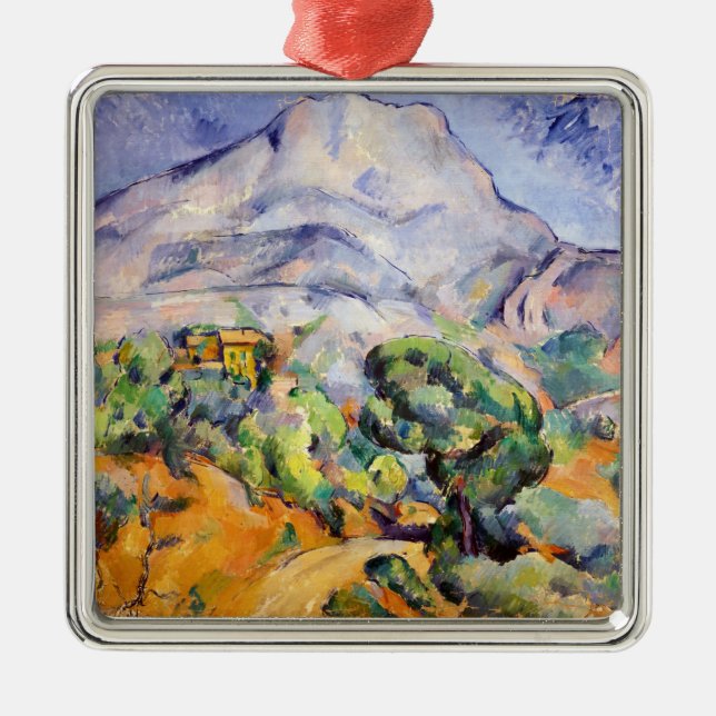 Adorno Metálico Paul Cezanne - Mont Sainte-Victoire, Tholonet Road (Frente)