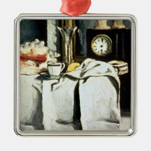 Adorno Metálico Paul Cezanne  Reloj de mármol negro, c.1870