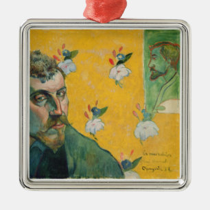Adorno Metálico Paul Gauguin  Autorretrato, Les Miserables, 1888 