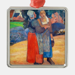 Adorno Metálico Paul Gauguin - Campesinas bretonas