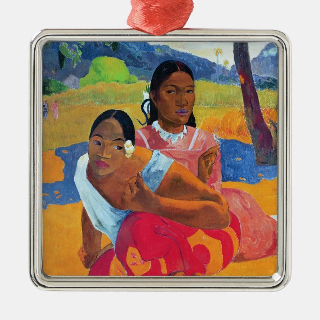 Adorno Metálico Paul Gauguin el | Nafea Faaipoipo, 1892 (Frente)