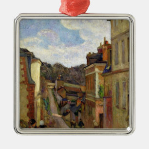 Adorno Metálico Paul Gauguin el   una calle suburbana, 1884