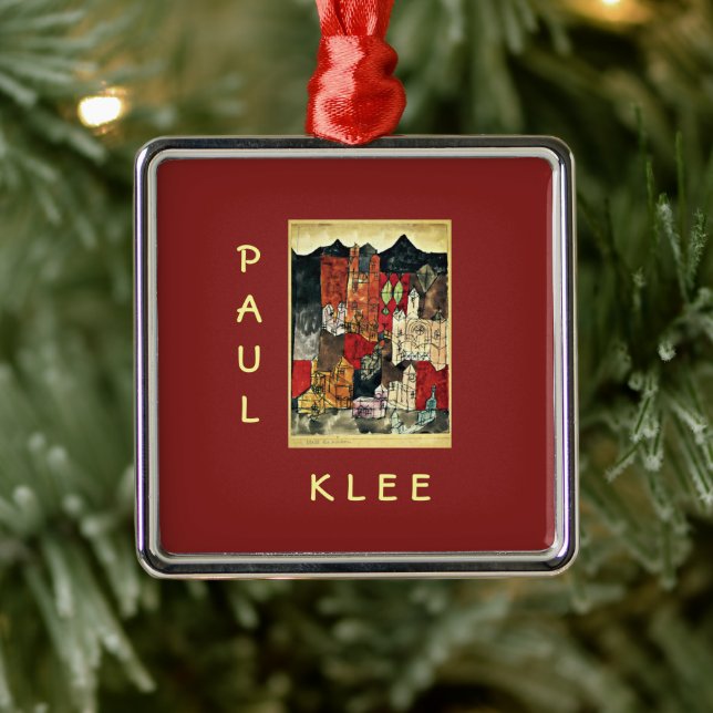 Adorno Metálico Paul Klee - Ciudad de Iglesias (Árbol)