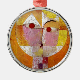 Adorno Metálico Paul Klee Senecio Painting