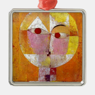 Adorno Metálico Paul Klee Senecio Painting