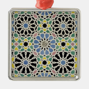 Adorno Metálico Pavimento de mosaico en Alhambra, 'del árabe