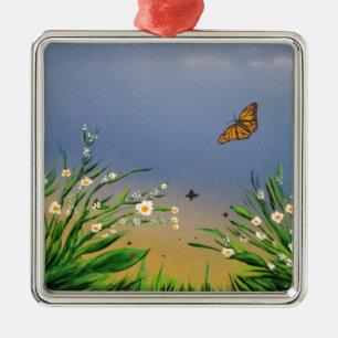 Adorno Metálico Paz de mariposa