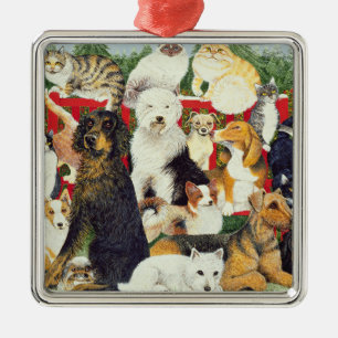 Adorno Metálico Paz del navidad