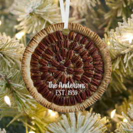 Adorno Metálico Pecan Pie Baker Personalizado