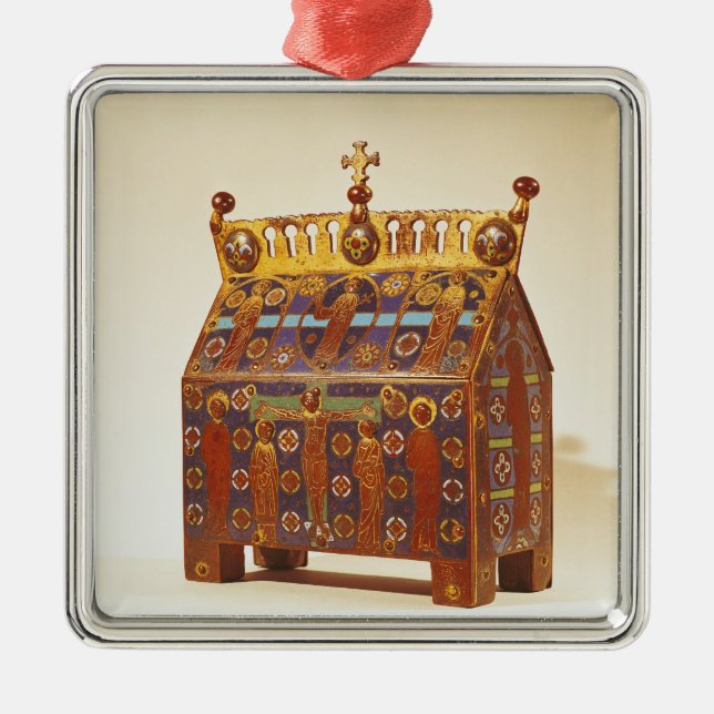 Adorno Metálico Pecho del relicario, 12mo-décimotercero siglo (Frente)