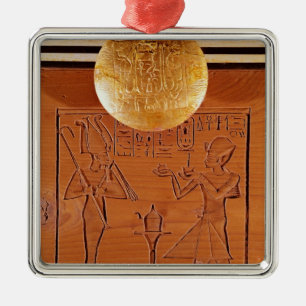 Adorno Metálico Pecho portátil, detalle de Tutankhamun