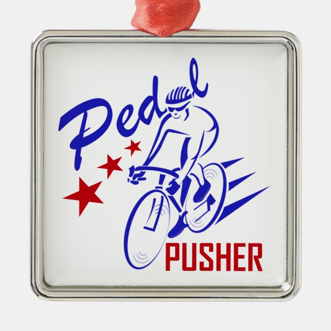 Adorno Metálico Pedal Pusher (Frente)
