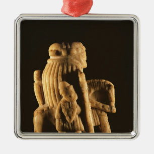 Adorno Metálico Pedazo de ajedrez del caballero