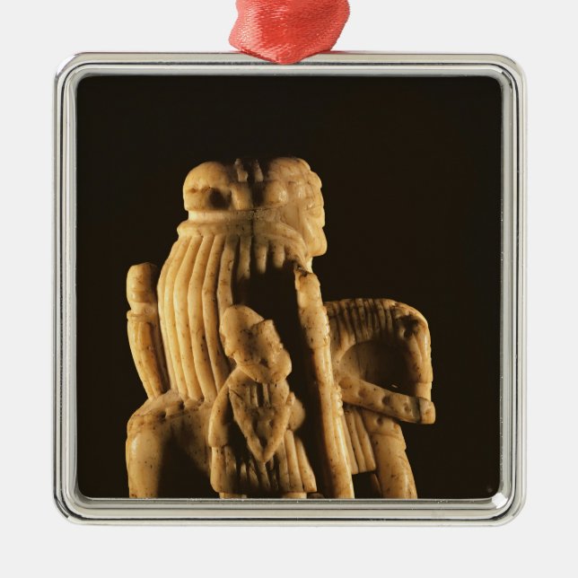 Adorno Metálico Pedazo de ajedrez del caballero (Frente)