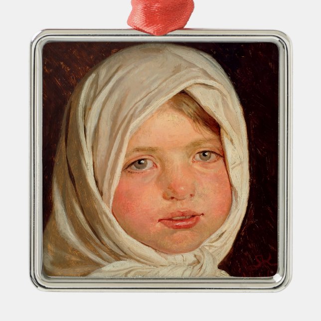 Adorno Metálico Peder Severin Kroyer - Niña pequeña de Hornbaek (Frente)