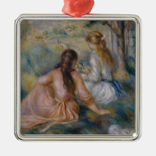 Adorno Metálico Pedro Auguste Renoir el   en el prado
