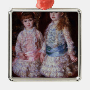 Adorno Metálico Pedro un Renoir el rosado y azul