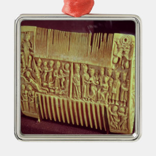 Adorno Metálico Peine litúrgico, escuela de St Albans, c.1120
