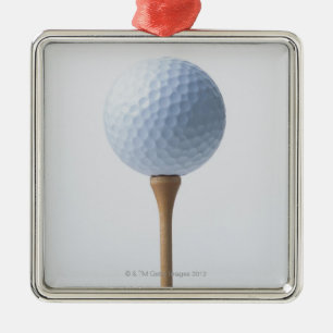Adorno Metálico Pelota de golf y camiseta