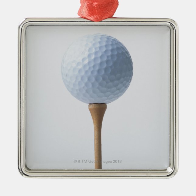 Adorno Metálico Pelota de golf y camiseta (Frente)