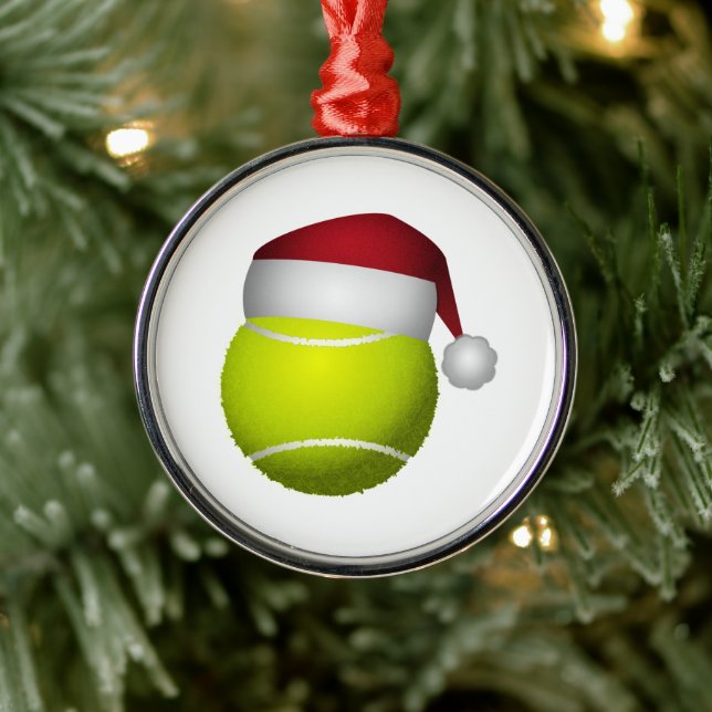 Adorno Metálico Pelota de tenis de navidades (Árbol)