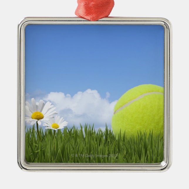 Adorno Metálico Pelotas de tenis (Frente)