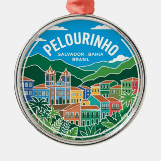 Adorno Metálico Pelourinho Brasil