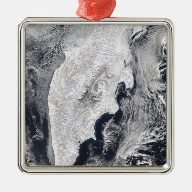 Adorno Metálico Península de Kamchatka, Rusia Oriental (Frente)