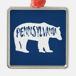 Adorno Metálico Pennsylvania Bear