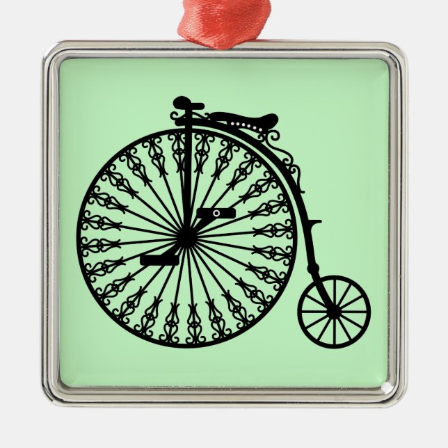 Adorno Metálico Penny-farthing (Frente)