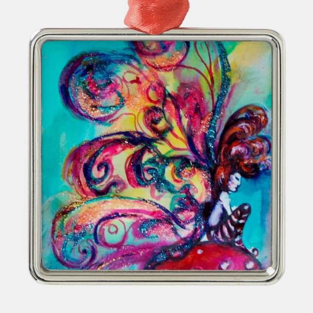 Adorno Metálico PEQUEÑO ELF DE MUSHROOMS Fantasía (Frente)