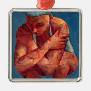 Adorno Metálico Pequeño nadador 3 2011