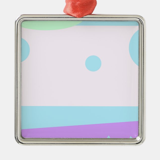 Adorno Metálico Pequeño resumen del paisaje (Frente)