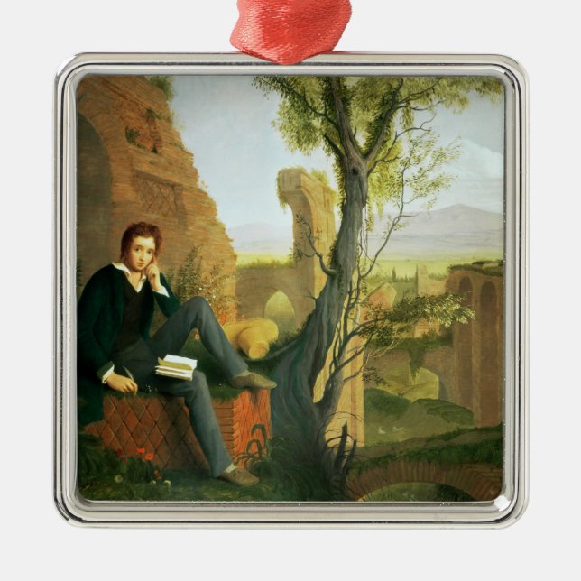 Adorno Metálico Percy Bysshe Shelley 1845 (Frente)