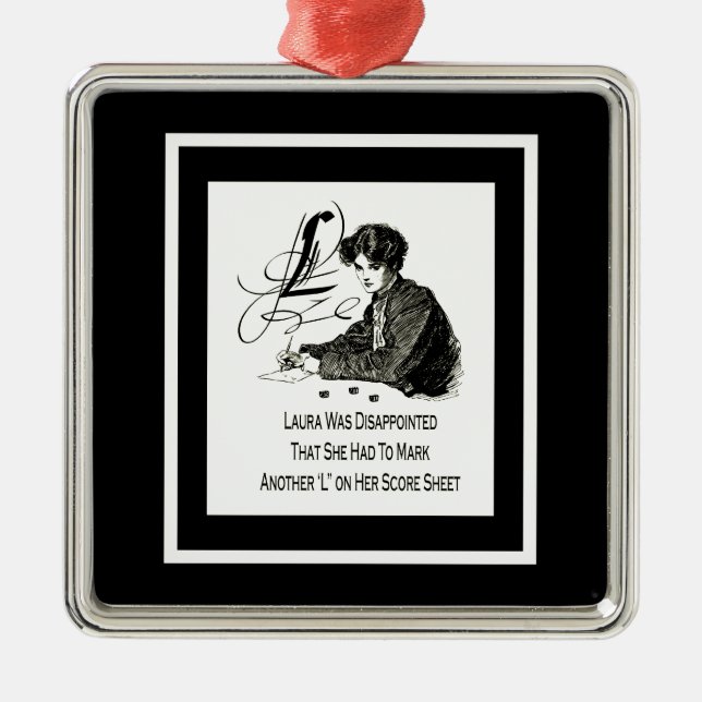 Adorno Metálico Perdedor de Bunco (Frente)