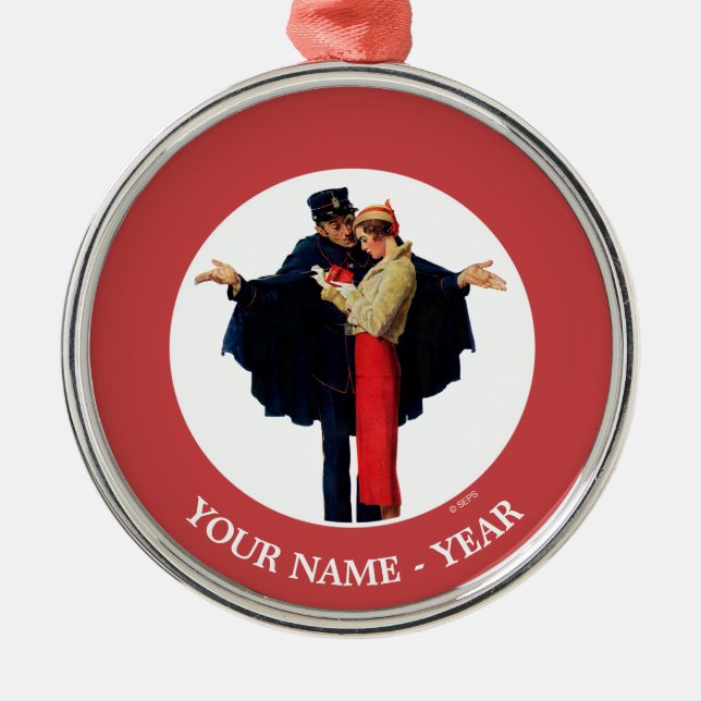 Adorno Metálico Perdido en París (Frente)