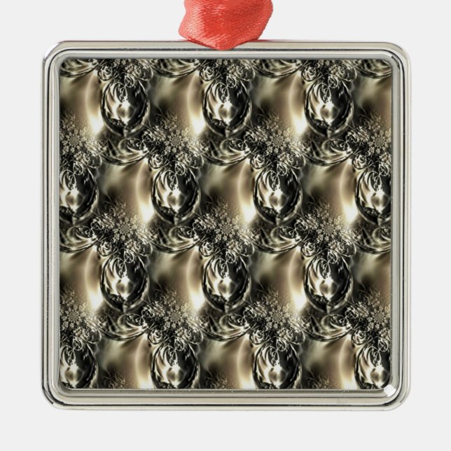 Adorno Metálico Perlas doradas (Frente)