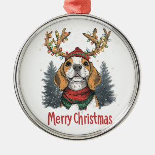 Adorno Metálico Perro Beagle Cute