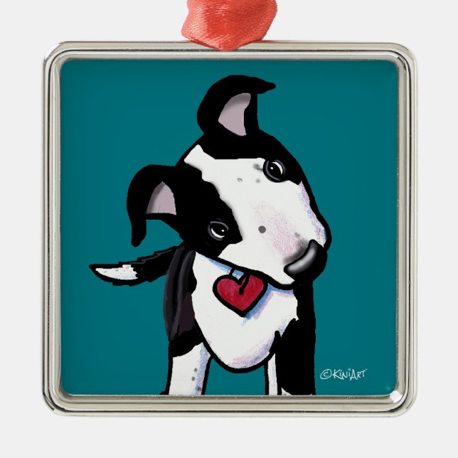 Adorno Metálico Perro de ganado australiano KiniArt (Frente)