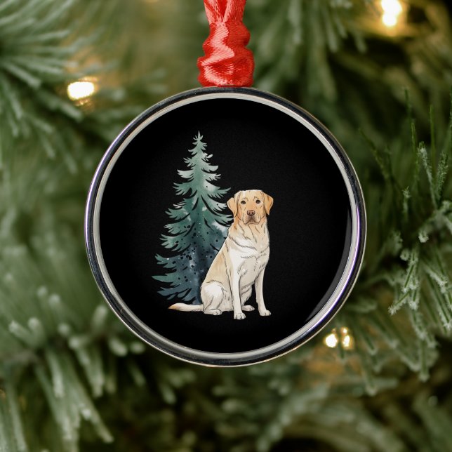 Adorno Metálico Perro Fiesta de árbol de Navidad Perro Navidad (Árbol)