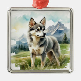 Adorno Metálico PERRO KLEE KAI PEQUEÑO ADORABLE Y ESponjoso