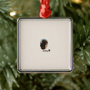 Adorno Metálico Perro Labrador de chocolate lindo - Bailey   Regal