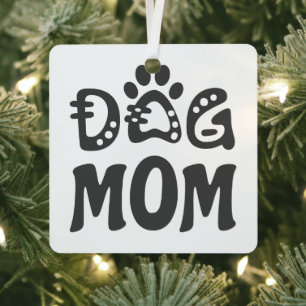 Adorno Metálico Perro Mamá