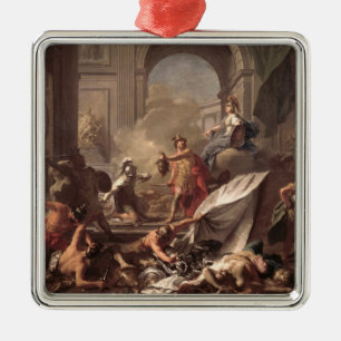 Adorno Metálico Perseus, bajo la protección de Minerva